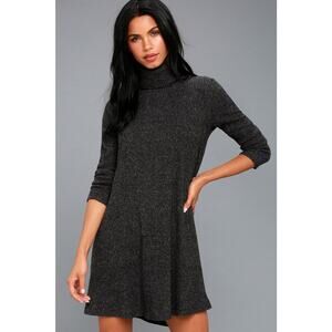 Lulus Cozy Express Long Sleeve Swing Dress - XS